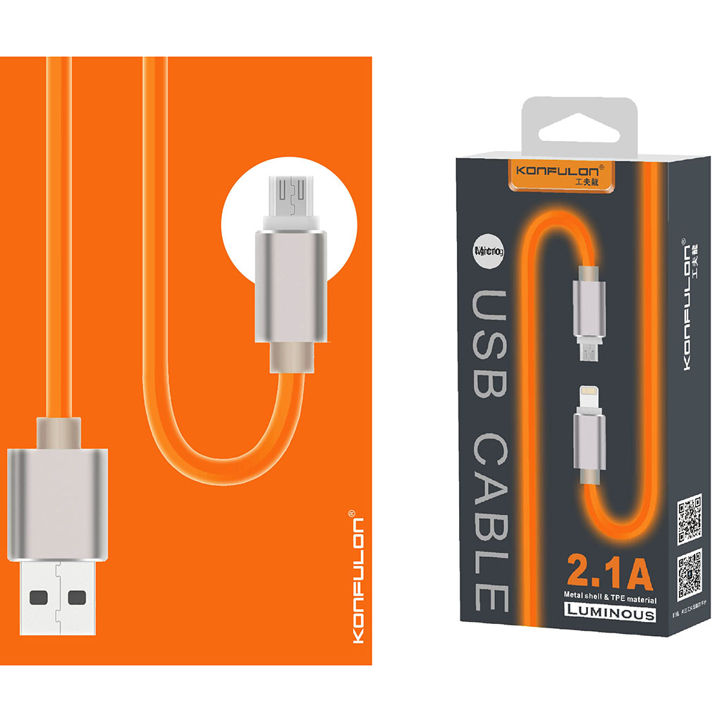 KONFULON S41 1M MICRO USB KABLO