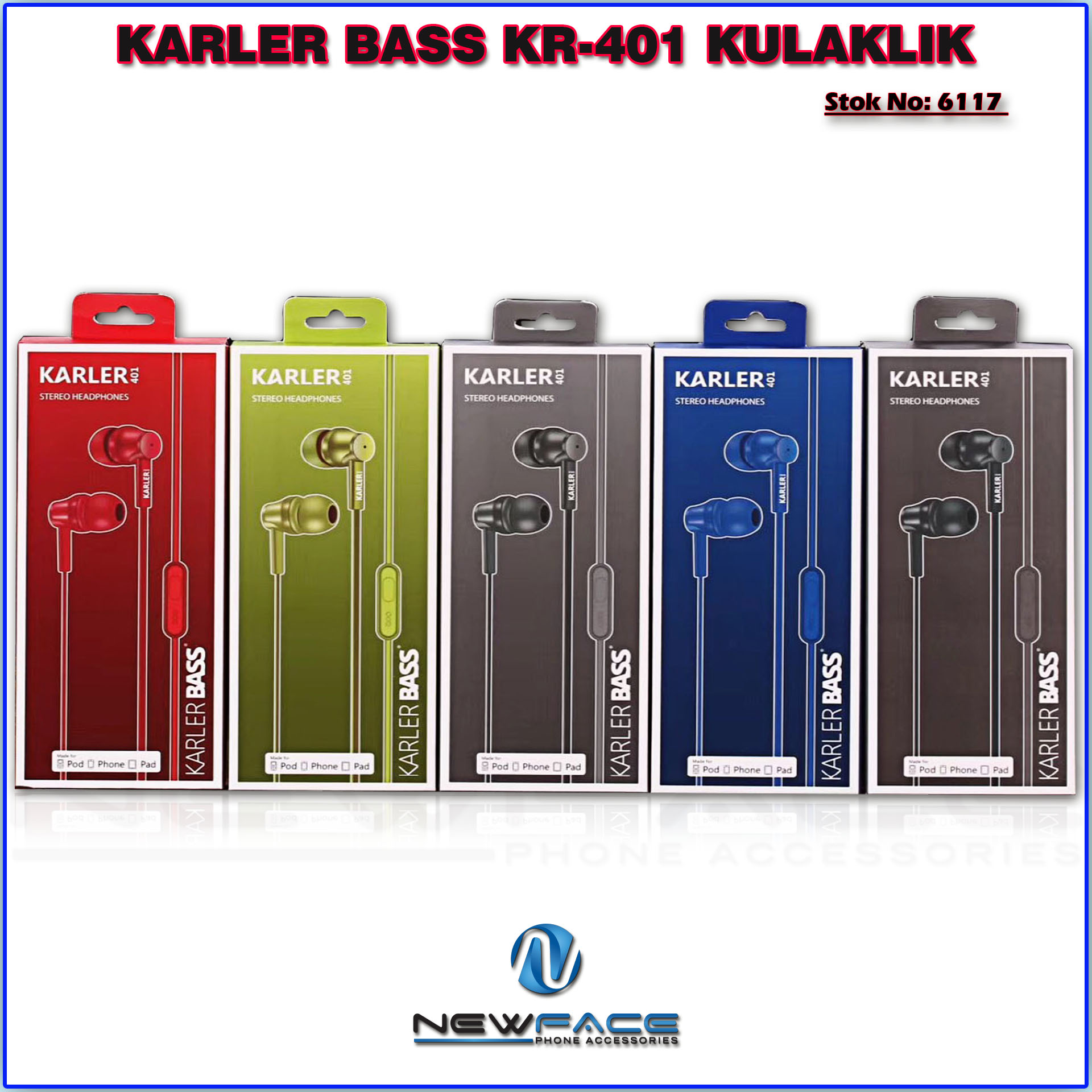 KARLER BASS KR-401 KABLOLU STEREO KULAKL...